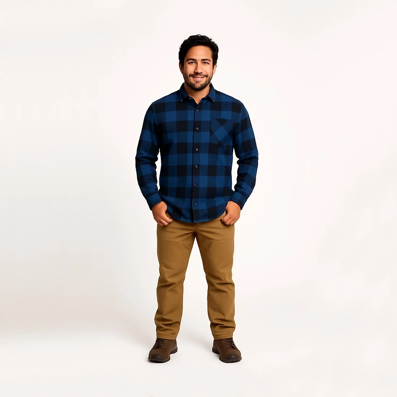 Magellan Outdoors Canyon Creek Long Sleeve Flannel Shirt