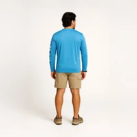 Magellan Outdoors Men's Casting Crew Print Long Sleeve Fishing Shirt