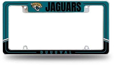 Tag Express Jacksonville Jaguars Vintage Team Auto Chrome License Plate Frame