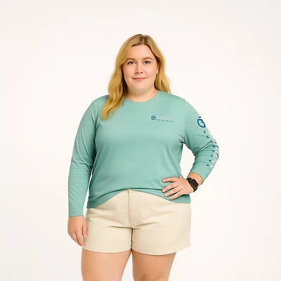 Magellan Outdoors Women's Grotto Falls Plus Long Sleeve T-shirt