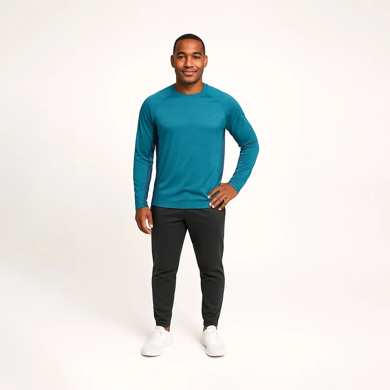 BCG Men's Turbo Mesh Long Sleeve T-shirt