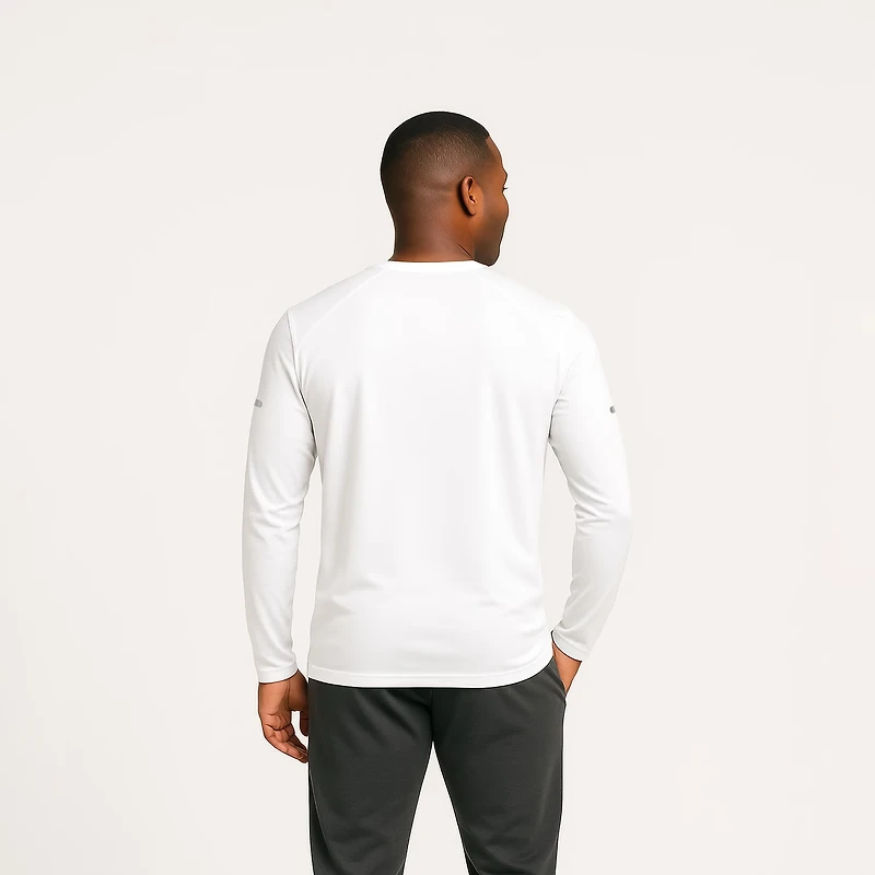 BCG Men's Run Jacquard Digi Long Sleeve T-shirt