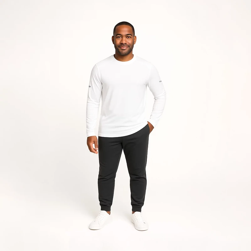 BCG Men's Run Jacquard Digi Long Sleeve T-shirt