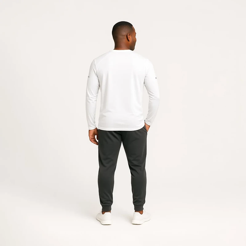 BCG Men's Run Jacquard Digi Long Sleeve T-shirt