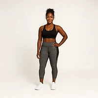 BCG Women's HiRise Melange Crop Leggings