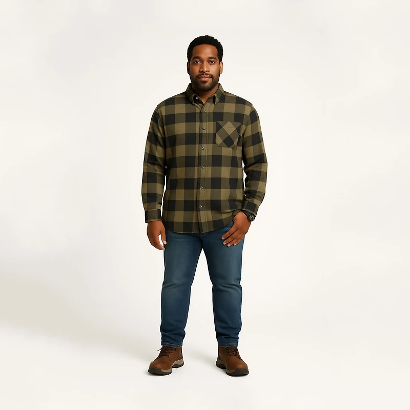 Magellan Outdoors Canyon Creek Long Sleeve Flannel Shirt