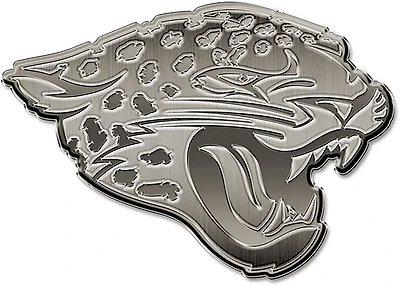 Tag Express Jacksonville Jaguars Antique Nickel Auto Emblem