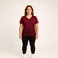BCG Women's Ombre V-Neck Plus Training T-shirt
