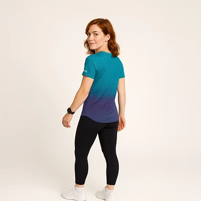 BCG Women's Ombre V-neck Training T-shirt