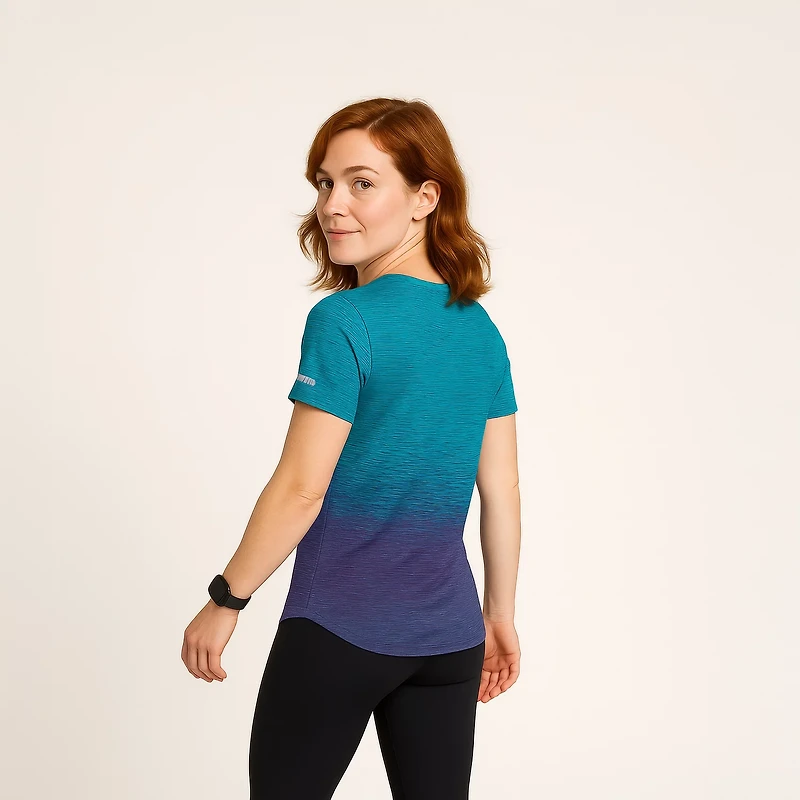 BCG Women's Ombre V-neck Training T-shirt