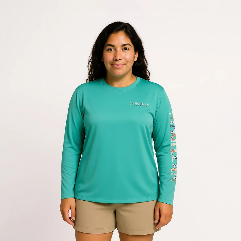 Magellan Women's Caddo Lake Logo Long Sleeve T-shirt