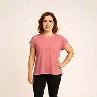 BCG Women's Burnout Hi-Lo T-shirt