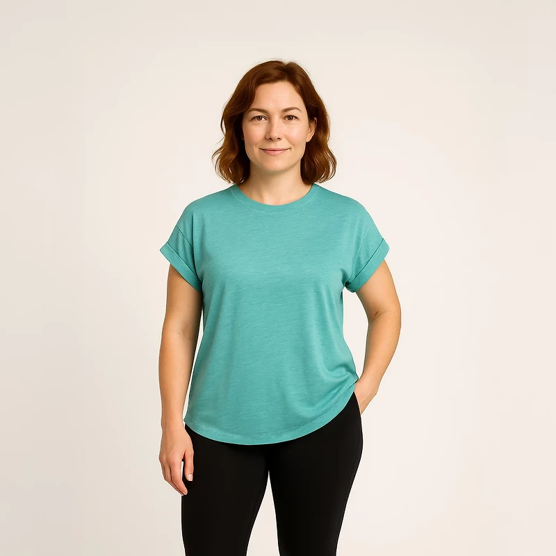 BCG Women's Burnout Hi-Lo T-shirt