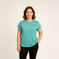 BCG Women's Burnout Hi-Lo T-shirt
