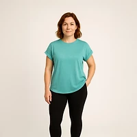 BCG Women's Burnout Hi-Lo T-shirt