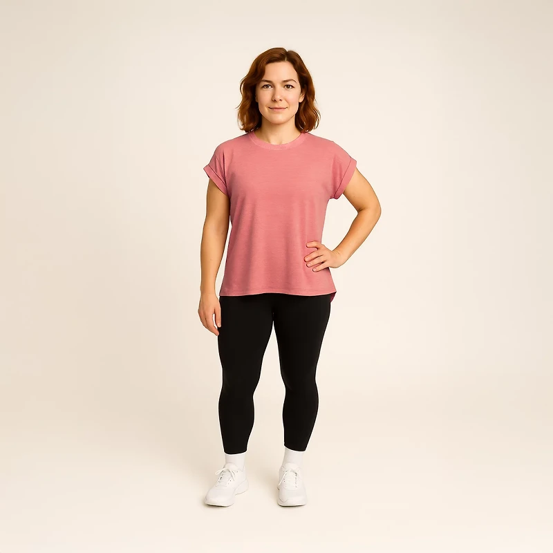 BCG Women's Burnout Hi-Lo T-shirt