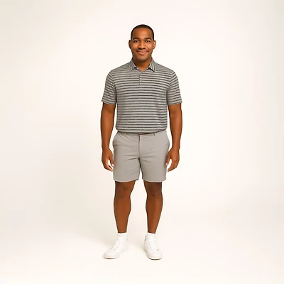 BCG Men's Golf 3-Strpe Polo Shirt