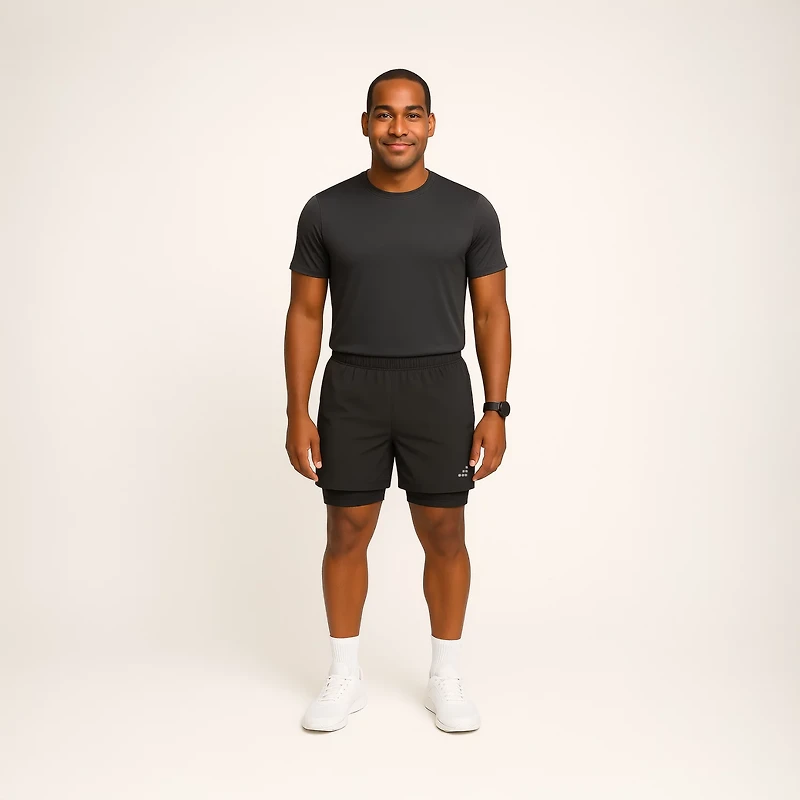 BCG Men's Run Dash 2 1 Shorts 5