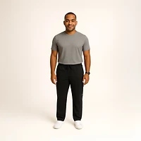 BCG Men's Double Knit Open Leg Cargo Pants