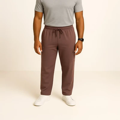 BCG Men's Double Knit Open Leg Cargo Pants