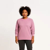 Magellan Outdoors Women's Campfire Crew Neck Ribbed Pullover