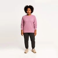 Magellan Outdoors Women's Campfire Crew Neck Ribbed Pullover