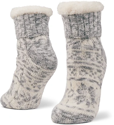 Magellan Outdoors Women's Mink Snowflake Lodge Socks