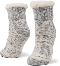 Magellan Outdoors Women's Mink Snowflake Lodge Socks