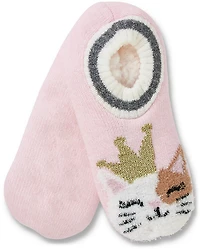Magellan Outdoors Girls' Sweatercuff Metallic Cat Lodge Slippers
