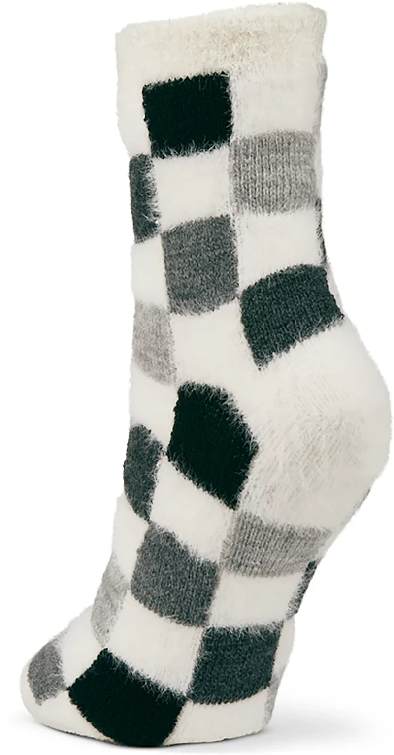 Magellan Outdoors Women's Checkered Lodge Crew Socks