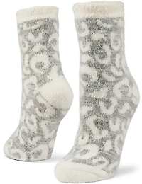 Magellan Outdoors Women's Leopard Lodge Crew Socks