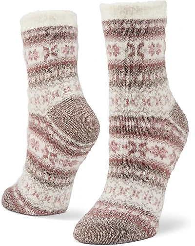 Magellan Outdoors Women's Fair Isle Lodge Crew Socks