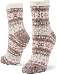 Magellan Outdoors Women's Fair Isle Lodge Crew Socks