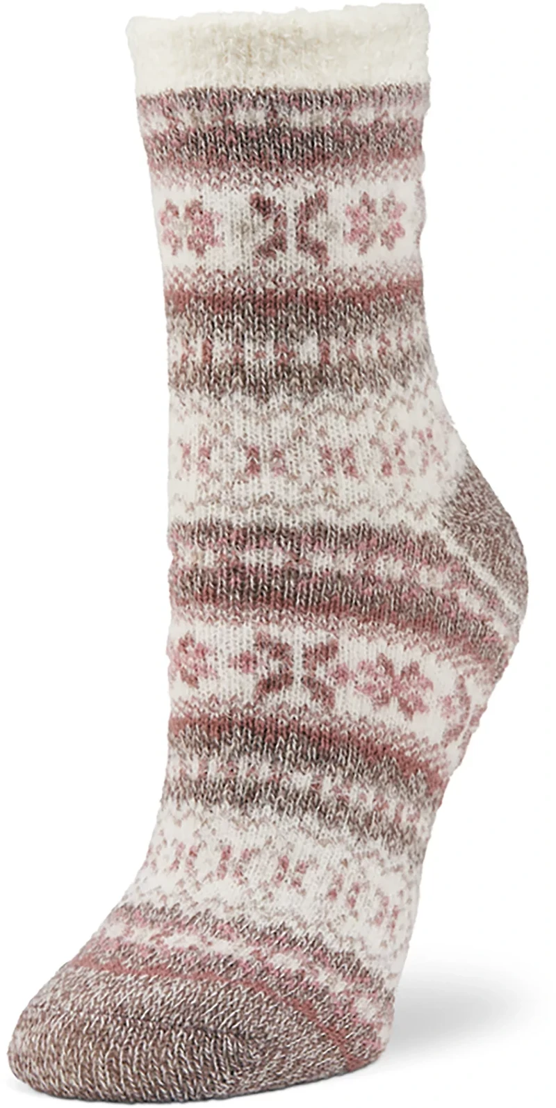 Magellan Outdoors Women's Fair Isle Lodge Crew Socks