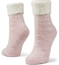 Magellan Outdoors Women's Foldover Heather Lodge Crew Socks