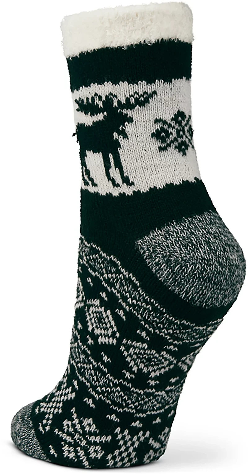 Magellan Outdoors Women's Snowy Moose Lodge Crew Socks
