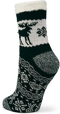 Magellan Outdoors Women's Snowy Moose Lodge Crew Socks