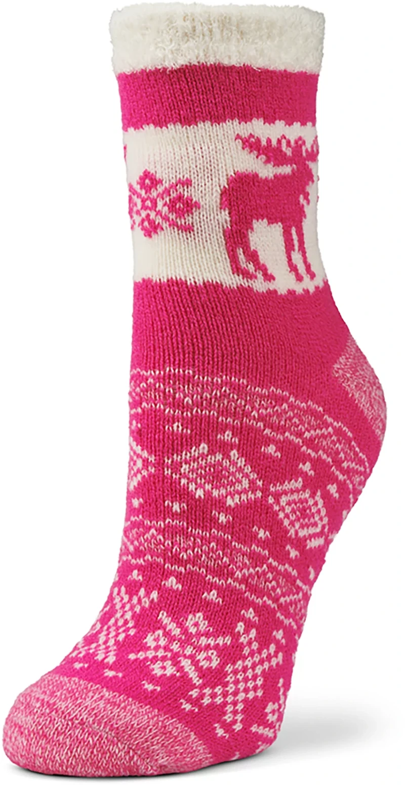 Magellan Outdoors Women's Snowy Moose Lodge Crew Socks