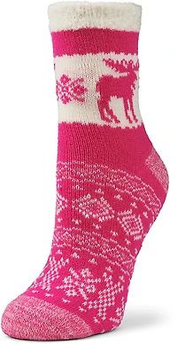 Magellan Outdoors Women's Snowy Moose Lodge Crew Socks