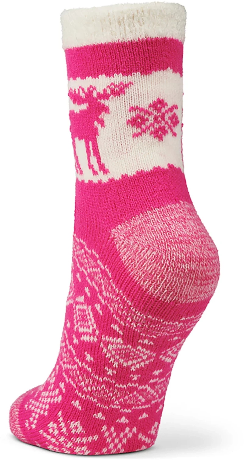 Magellan Outdoors Women's Snowy Moose Lodge Crew Socks