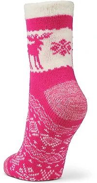 Magellan Outdoors Women's Snowy Moose Lodge Crew Socks