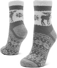 Magellan Outdoors Women's Snowy Moose Lodge Crew Socks