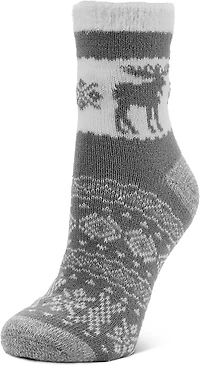 Magellan Outdoors Women's Snowy Moose Lodge Crew Socks