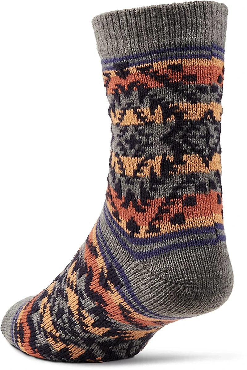 Magellan Outdoors Men's Aztec Lodge Crew Socks