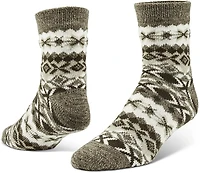 Magellan Outdoors Men's Fair Isle Lodge Crew Socks