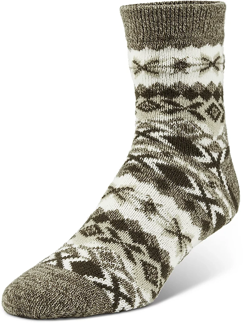 Magellan Outdoors Men's Fair Isle Lodge Crew Socks