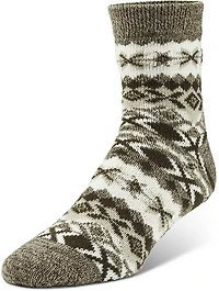 Magellan Outdoors Men's Fair Isle Lodge Crew Socks