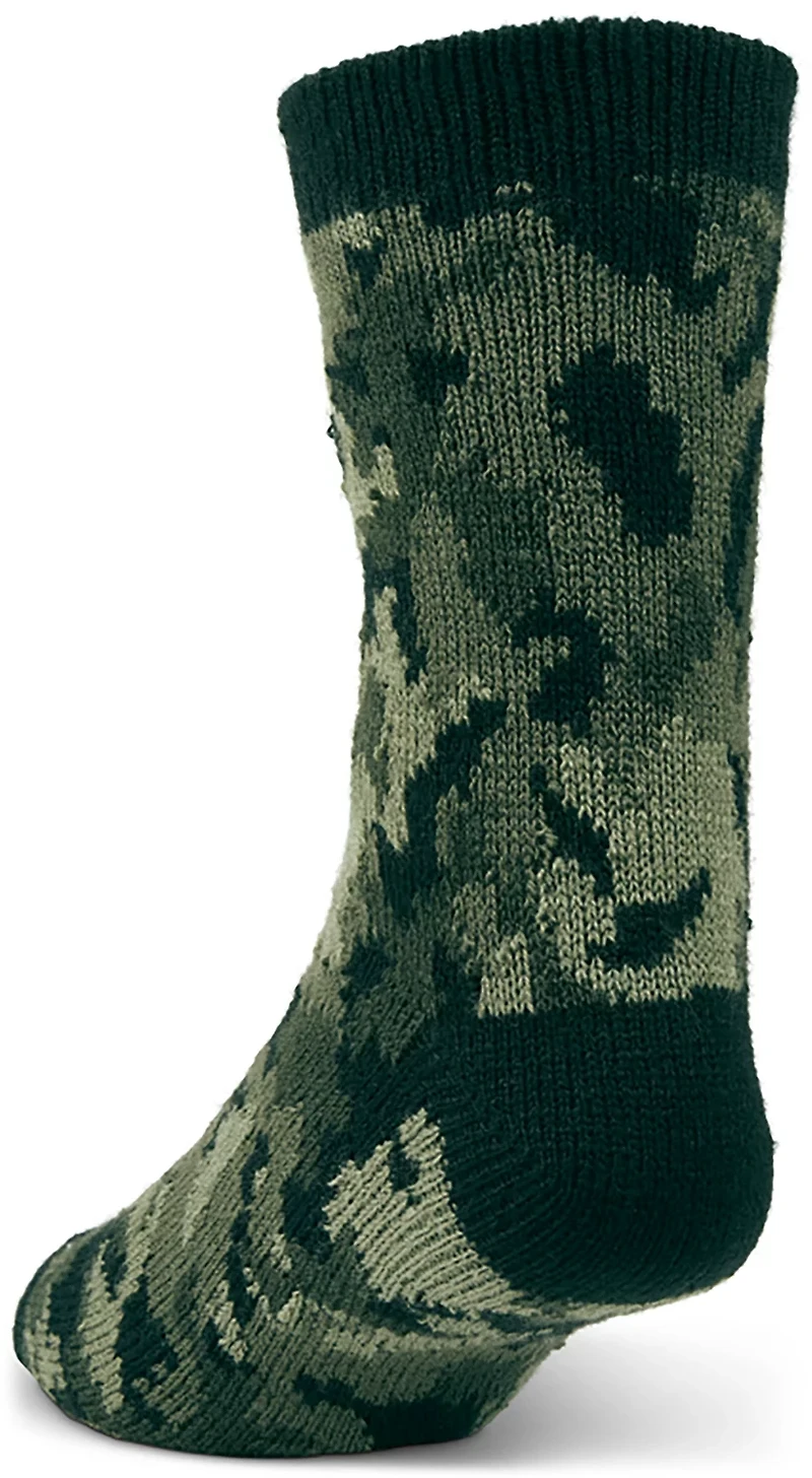 Magellan Outdoors Men's Camo Lodge Crew Socks