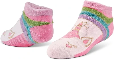 Magellan Outdoors Girls' Rainbow Unicorn Lodge Low-Cut Socks