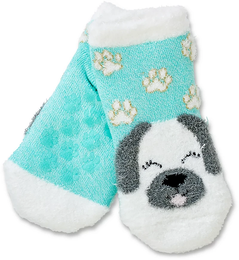 Magellan Outdoors Girls' Pup & Paws Lodge Low-Cut Socks